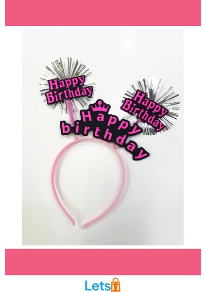 Neon Renk Doğum Günü Tacı 12 Adet Parti Taç fırsatları