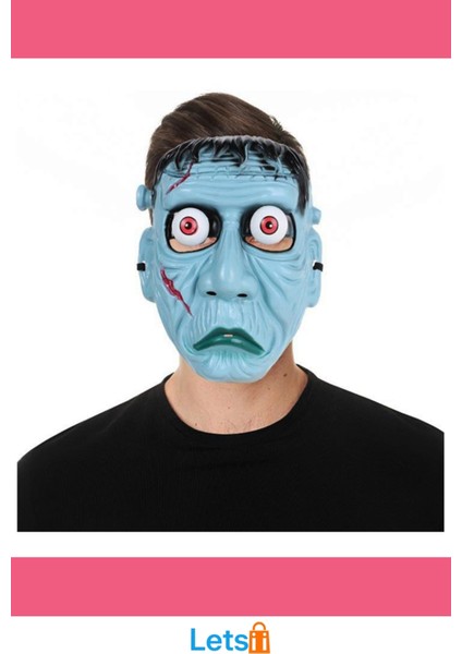 Frankenstein Temalı Eğlenceli Sallanan Oynar Gözlü Maske fırsatları