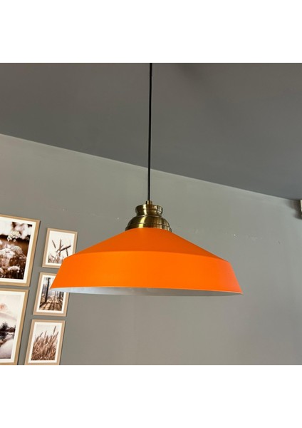 Lema Turuncu Tekli Avize Kum Saati Başlık Sarkıt Lamba Restoran Cafe Salon Avizeleri modelleri