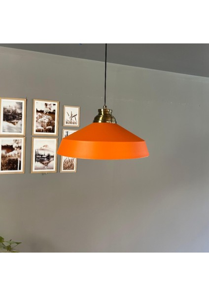 Lema Turuncu Tekli Avize Kum Saati Başlık Sarkıt Lamba Restoran Cafe Salon Avizeleri fırsatları