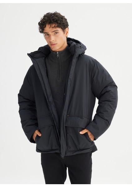 Siyah Erkek Mont LR317064001 Siyah Mont modelleri
