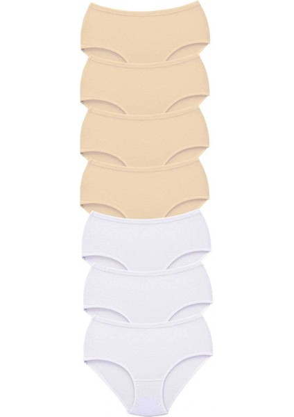 7 Adet Tutku Kadın Yüksek Bel Bato Kalın Lastik Külot S9