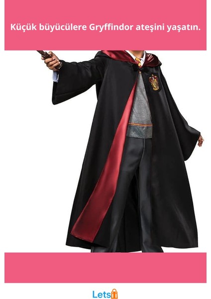 Harry Potter Gryffindor Cübbe Çocuk Kostümü 5 6 Yaş fiyatları
