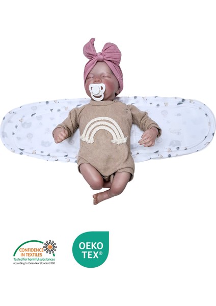 Yeni Sezon Yeni Ürün Özel Tasarım 0-4 Ay Yarım Kundak %100 Pamuk Dört Mevsim Cırtlı Renkli Desenli Bebek Kundak Kemer Kuşak Kundak fırsatları