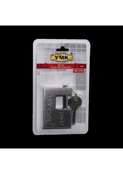 70MM Gri Kayar Milli Asma Kilit (K95)