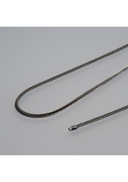 3n Çavuş Tilki Kuyruğu Gümüş Zincir