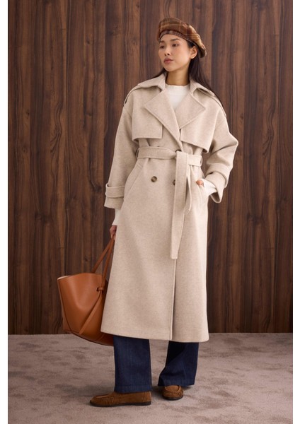 Rüzgarlıklı Uzun Kaban Bej fiyatları