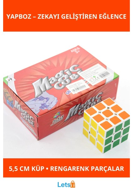 Zeka Küpü Renkli Yapboz Oyun Geliştirici 5,5 cm