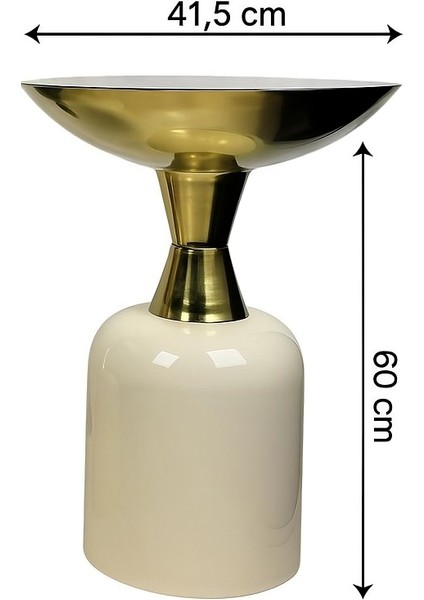 Tebriz Aliminyum Gövde Gold Detaylı Modern Şık Sehpa modelleri