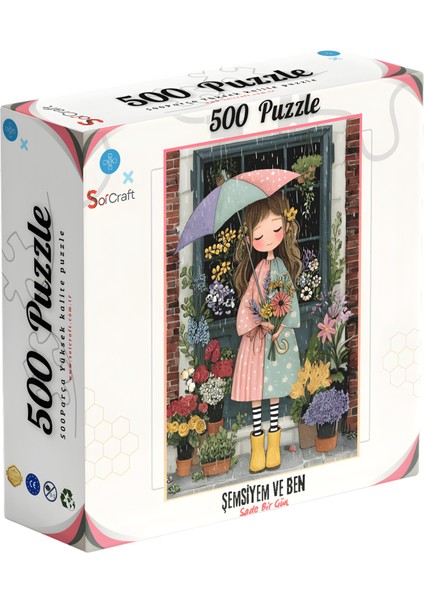500 Parça Puzzle Şemsiyem ve Ben Sade Bir Gün fiyatları
