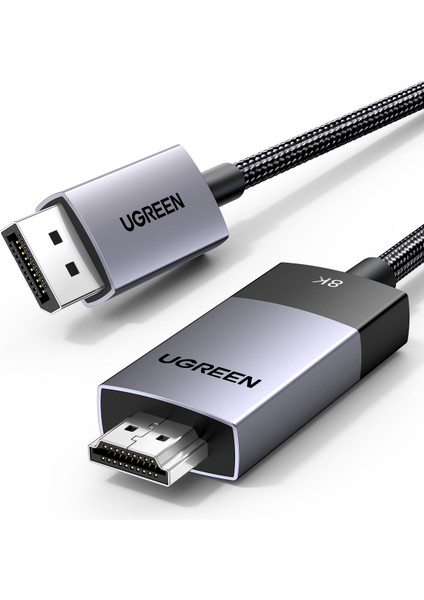 8k 60Hz Displayport 1.4 To HDMI 2.1 Örgülü Kablo, 2m, 80397 fiyatları