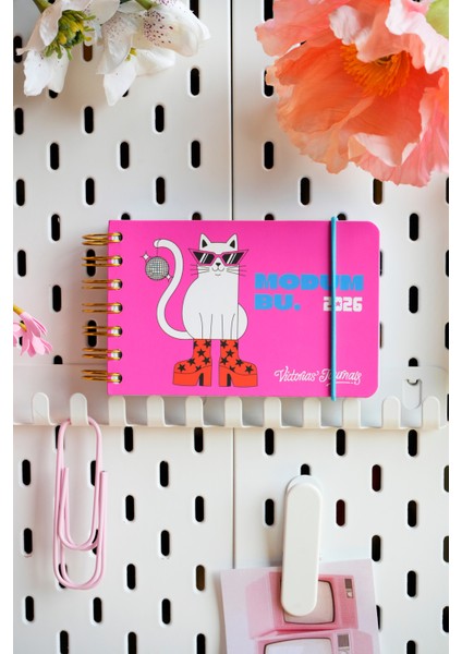 Günlük Spiralli Yatay Cep Ajanda | 13,5x9,5 cm Soft Touch Kapak indirimleri