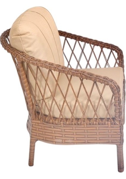 Lavınıa Bahçe Balkon Teras Mobilyası 5 Kişilik (3+1+1+80*140 Masa) fırsatları