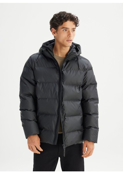 Siyah Erkek Mont L2520263001 Siyah Mont modelleri