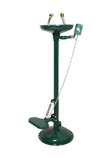 Zemine Monte Galvaniz Çelik Ayak Kumandalı Göz Duşu