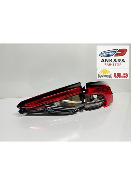 Toyota Corolla 2019-2025 Sedan Stop Lambası Sağ Iç ve Dış Takım (Orjinal Farba-Ulo-2 Stop Ledsiz) modelleri