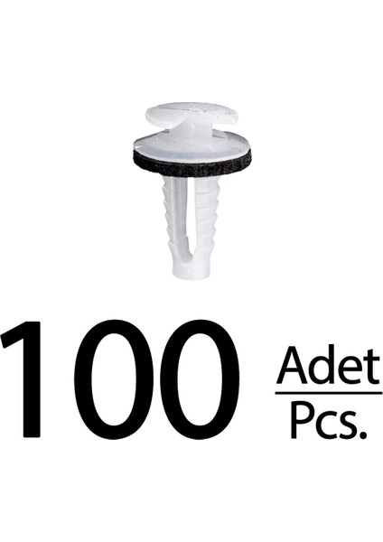 Ford Transit Connect Için Bagaj Klips - 100 Adet