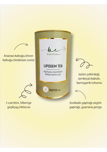 Be Lipodem Tea - Yağ Kaybını Destekleyici Bitkisel Detoks Çayı fiyatları