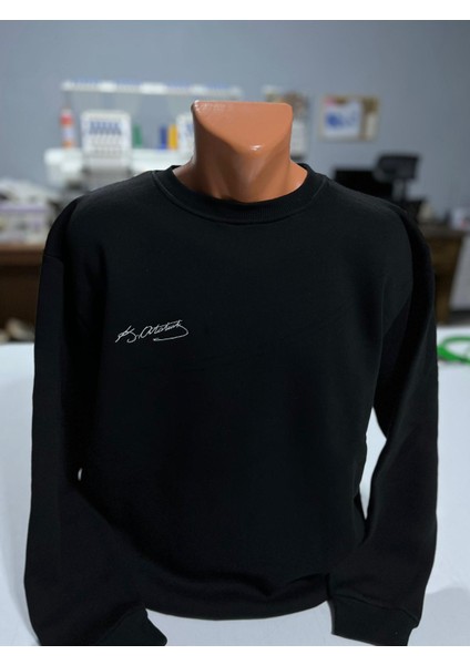 Atatürk Imzalı Gençliğe Hitabe Nakışlı Sweatshirt fiyatları