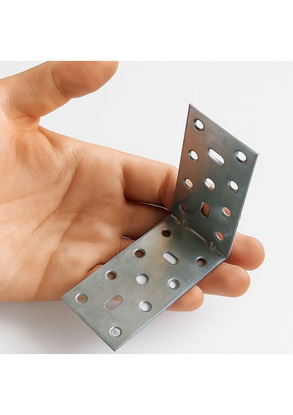 Mobilya Eşya Dolap Duvara Sabitleme Köşebent Bağlantı Aparatı L Demiri Gönye 40X80X80 mm (25 Adet) modelleri