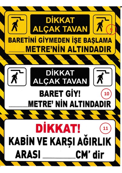 Uyarı ve Güvenlik Etiketleri fiyatları