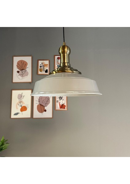 Carmelo Gri Renk Asaletli Tekli Avize Uzun Eskitme Tokmak Başlık Sarkıt Lamba Salon Aydınlatma