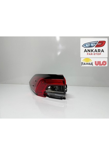 Toyota Corolla 2019 - 2025 Sedan Stop Lambası Sol Dış (Orjinal Farba - Ulo - Ledsiz Tip)