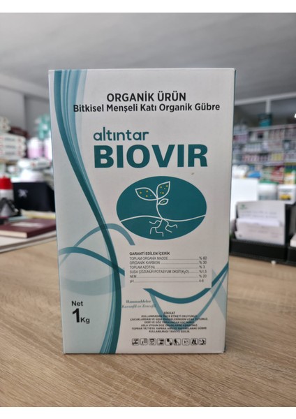 Biovir 1 kg – Bitkilerde Virüslerle Organik Mücadele – Virüs Önleyici ve Bitki Gelişimi Destekleyici