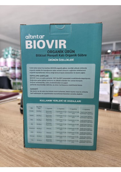 Biovir 1 kg – Bitkilerde Virüslerle Organik Mücadele – Virüs Önleyici ve Bitki Gelişimi Destekleyici fiyatları