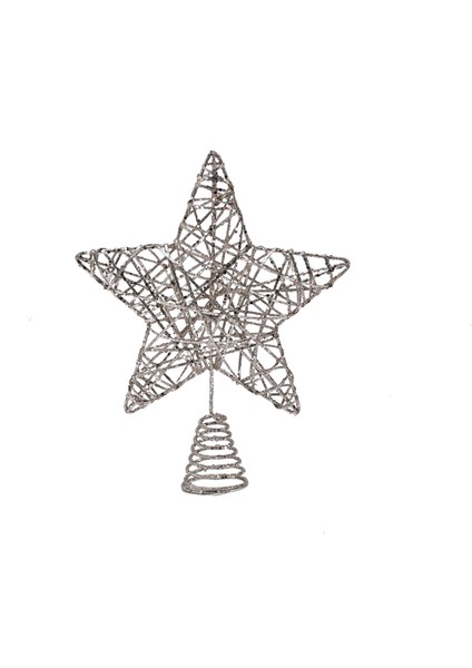 New Year Yılbaşı Wire Star Ağaç Başlığı Gold modelleri