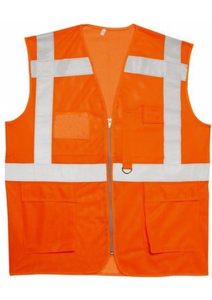 Reflektörlü Ikaz Yeleği ( Mühendis Yeleği ) Cepli modelleri