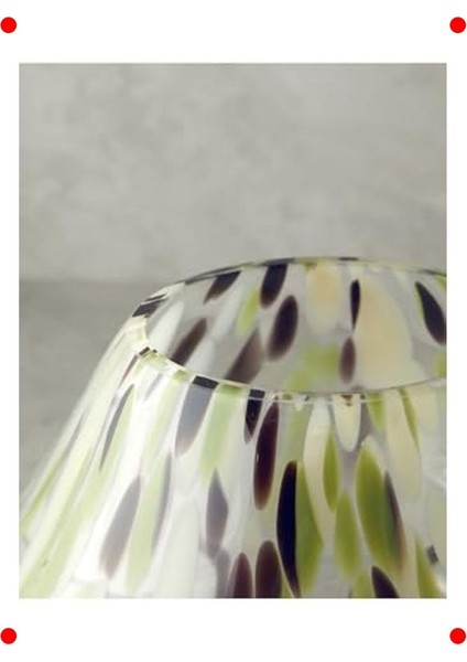 Mantar Tasarımlı Renkli Cam Dekoratif Vazo modelleri