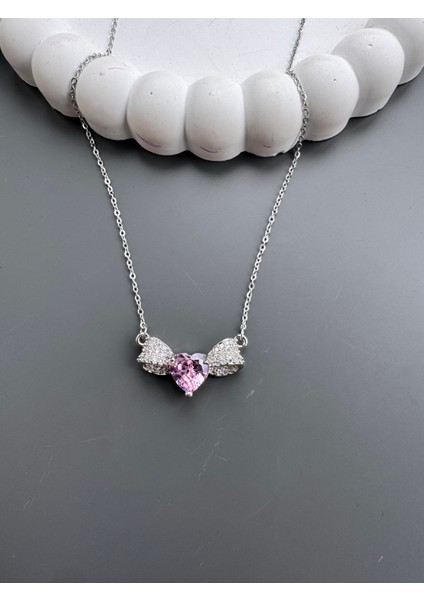 Kanatlı Kolye Çelik