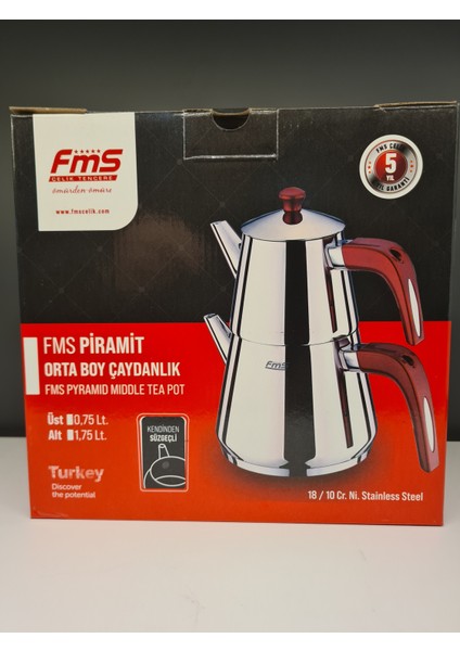 Fms Piramit Orta Boy Çaydanlık Takımı fiyatları