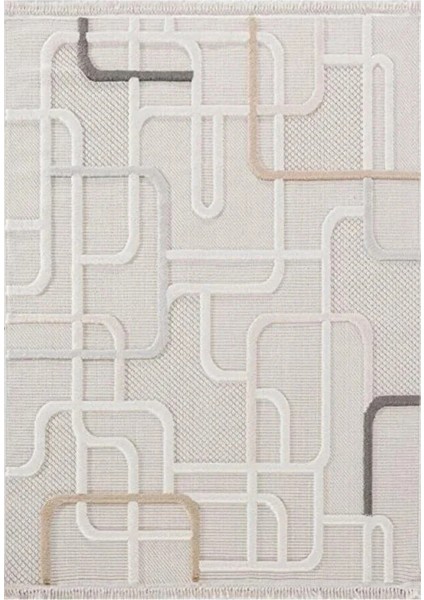 Soho 1088 Iskandinav Dokuma Serisi Salon Oturma Yatak Odası Yolluk Kesme Halısı