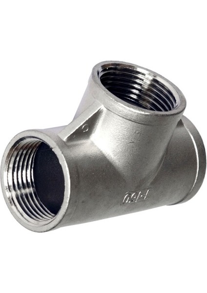 Dişli Te | Paslanmaz Çelik Te | Krom Te Parçası 304 Kalite (Ölçü Seçiniz)