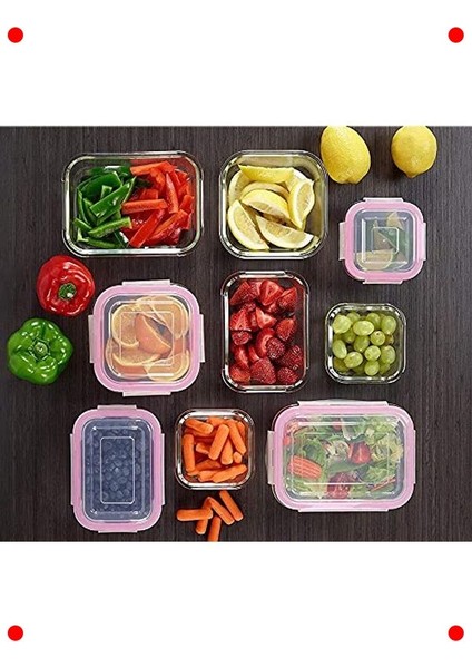 480ML Hava Geçirmez Cam Saklama Kabı modelleri