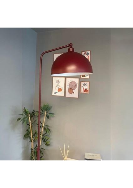 Vişne Çürüğü Lambader Hareketli Başlık Modern Dekoratif Metal Oturma Odası Çalışma Odası Zemin fiyatları