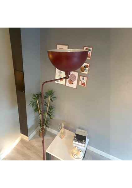 Vişne Çürüğü Lambader Hareketli Başlık Modern Dekoratif Metal Oturma Odası Çalışma Odası Zemin