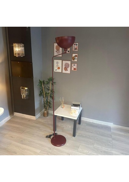 Vişne Çürüğü Lambader Hareketli Başlık Modern Dekoratif Metal Oturma Odası Çalışma Odası Zemin