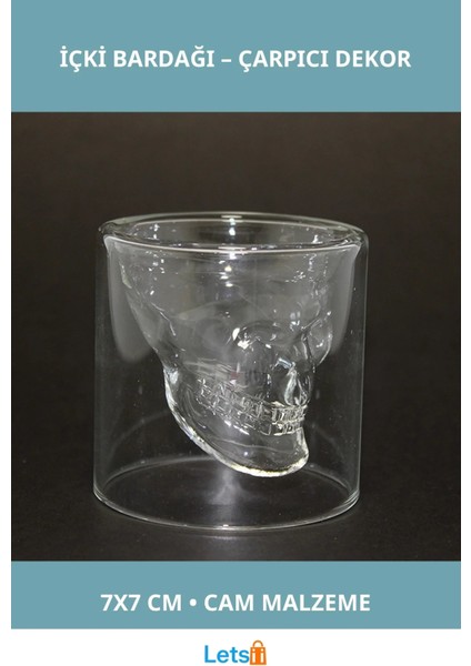 Kurukafa Şekilli Şık Eğlenceli Içki Bardağı