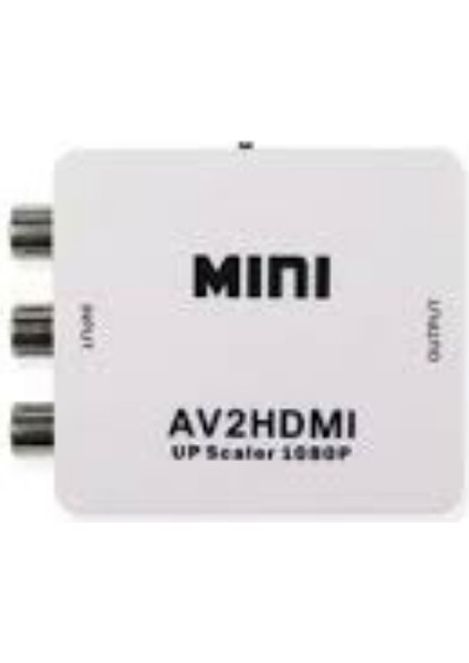 AV2HDMI Dönüştürücü – Rca (Av) Girişi HDMI Çıkışa Çevirici Adaptör