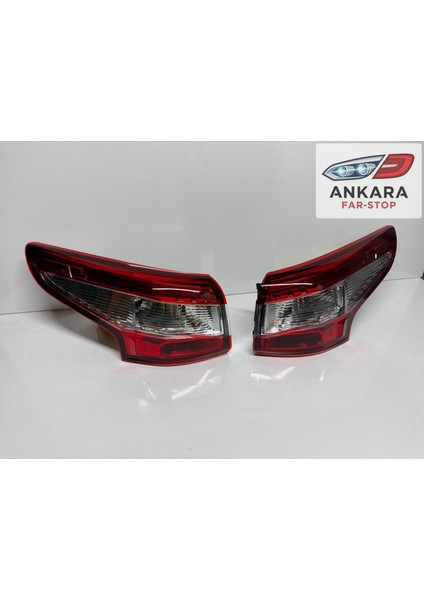 Nissan Qashqai 2014 - 2016 Stop Lambası Sağ - Sol Dış Takım (Toplam 2 Adet Stop)