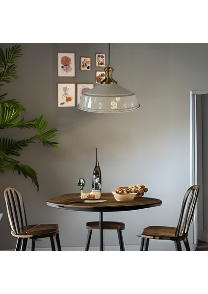 Carmelo Gri Renk Asaletli Tekli Avize Eskitme Tokmak Başlık Sarkıt Lamba Salon Aydınlatma fırsatları