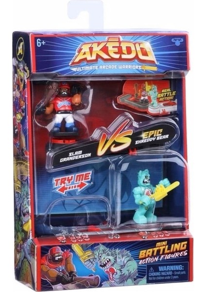 Akedo S1 2li Paket Slam Granderson Vs Epic Shreddy Bear RKT-AKE01000-02