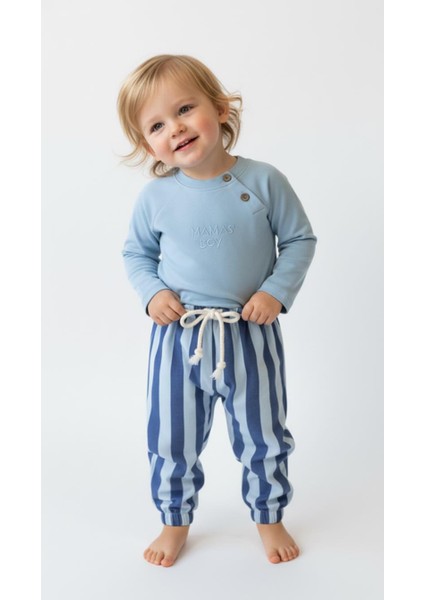 Çizgili Mummy&dadys Boy 2 Li Takım