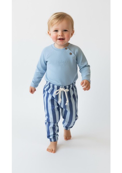 Çizgili Mummy&dadys Boy 2 Li Takım modelleri