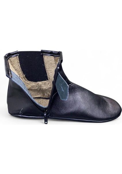 Hakiki Deri Içi Kürklü Lastikli Çorap Mest (36-45) Numara