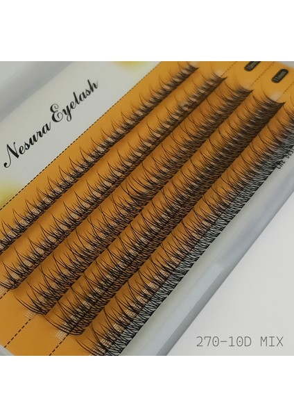10D Hacimli Mix Kutu Demet Tekli Kirpik - Tekli Takma Kirpik - 270 fiyatları