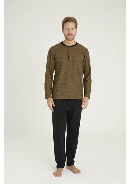 Uzun Kol Erkek Pijama Takım 8068